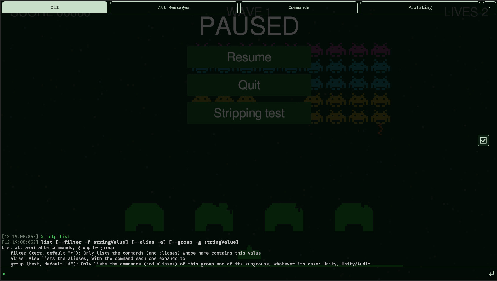 help shows the syntax and every parameter.
